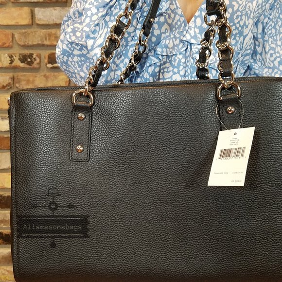 KATE SPADE Andee Leather Cobble Hill Tote Black - Picture 11 of 14